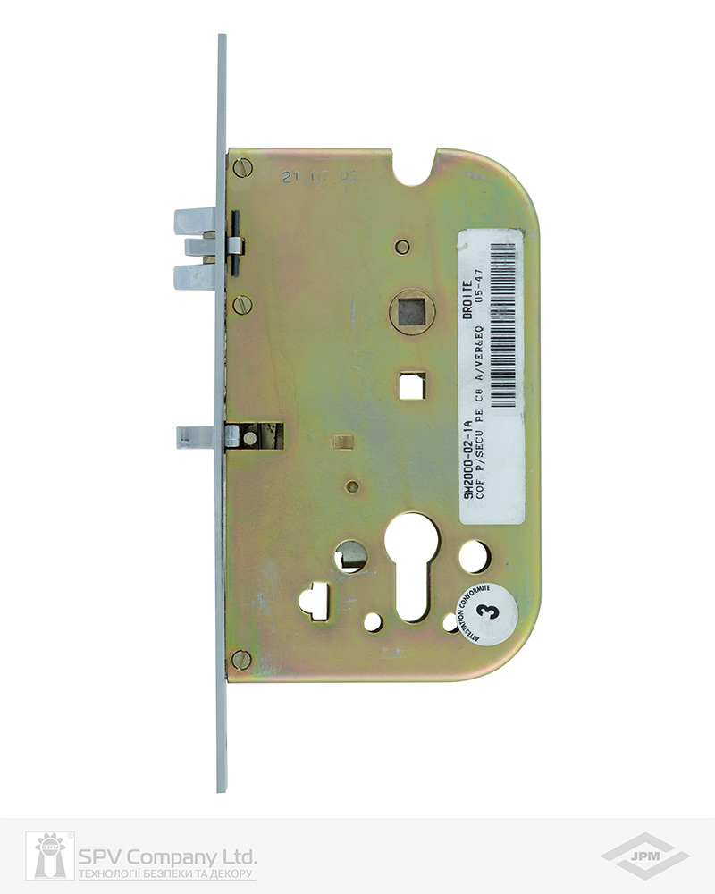 Ручка JPM для евакуаційного виходу врізний 901000-01-0-A 1 Locking PN 900мм 9x9мм Touch bar with mortise lock — фото 8