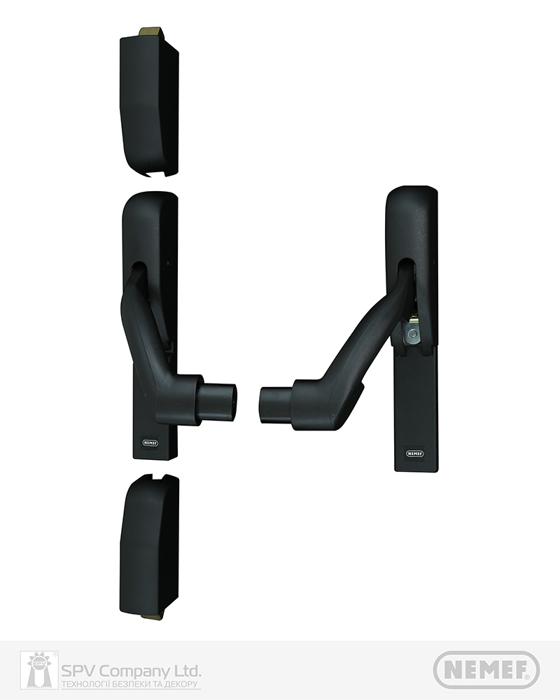 Замок NEMEF для евакуаційного виходу накладний 3650/1 2 Locking N 9x9мм