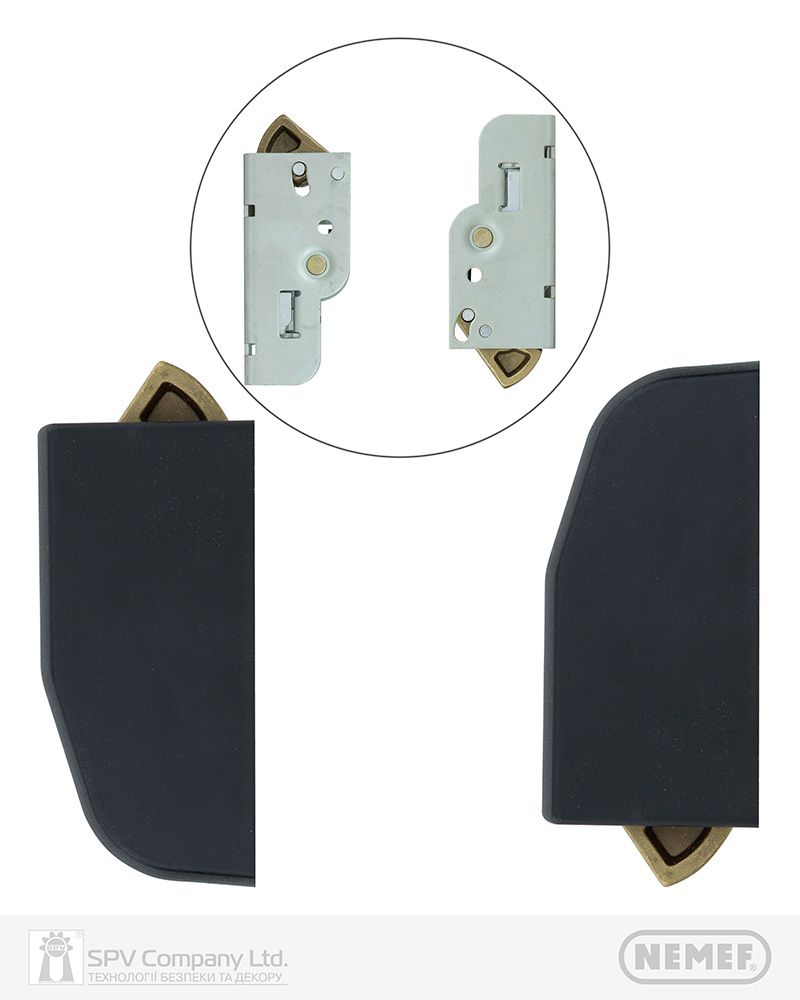 Замок NEMEF для евакуаційного виходу накладний 3650/1 2 Locking N 9x9мм — фото 7