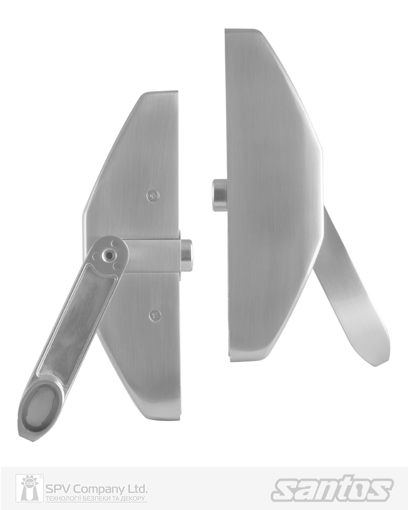 Ручка SANTOS для евакуаційного виходу врізний GMB1300SS II 900мм 9x9мм I: stainless steel/I: stainless steel — фото 4