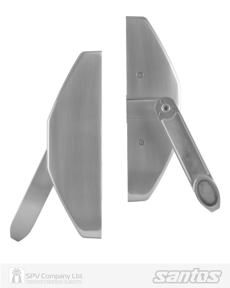 Ручка SANTOS для евакуаційного виходу врізний GMB1300SS II 900мм 9x9мм I: stainless steel/I: stainless steel — фото 5
