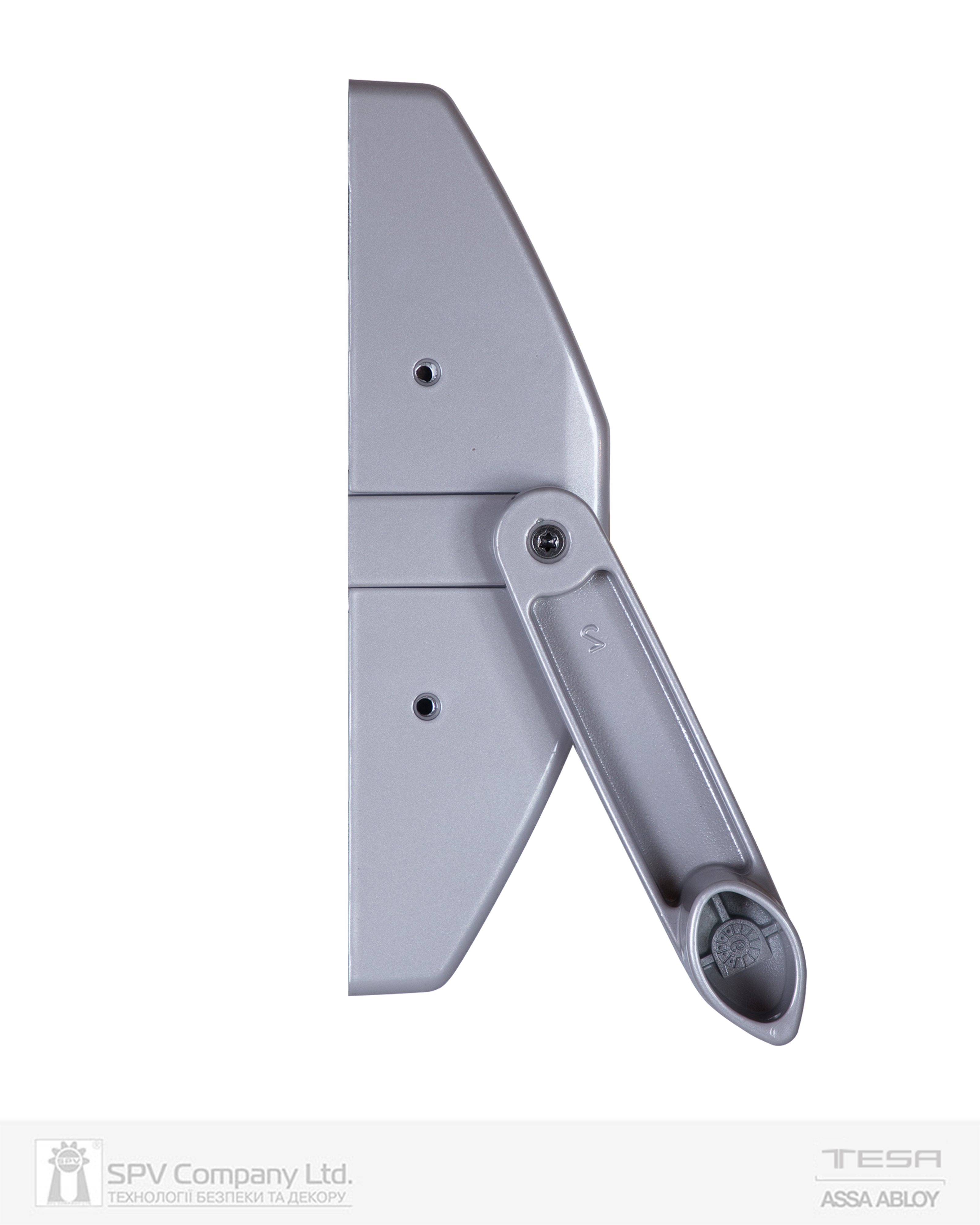 Замок TESA для евакуаційного виходу накладний 1910908 1 Locking PP 900мм 8x8мм P: silver (RAL9006)/P: silver (RAL9006) — фото 5