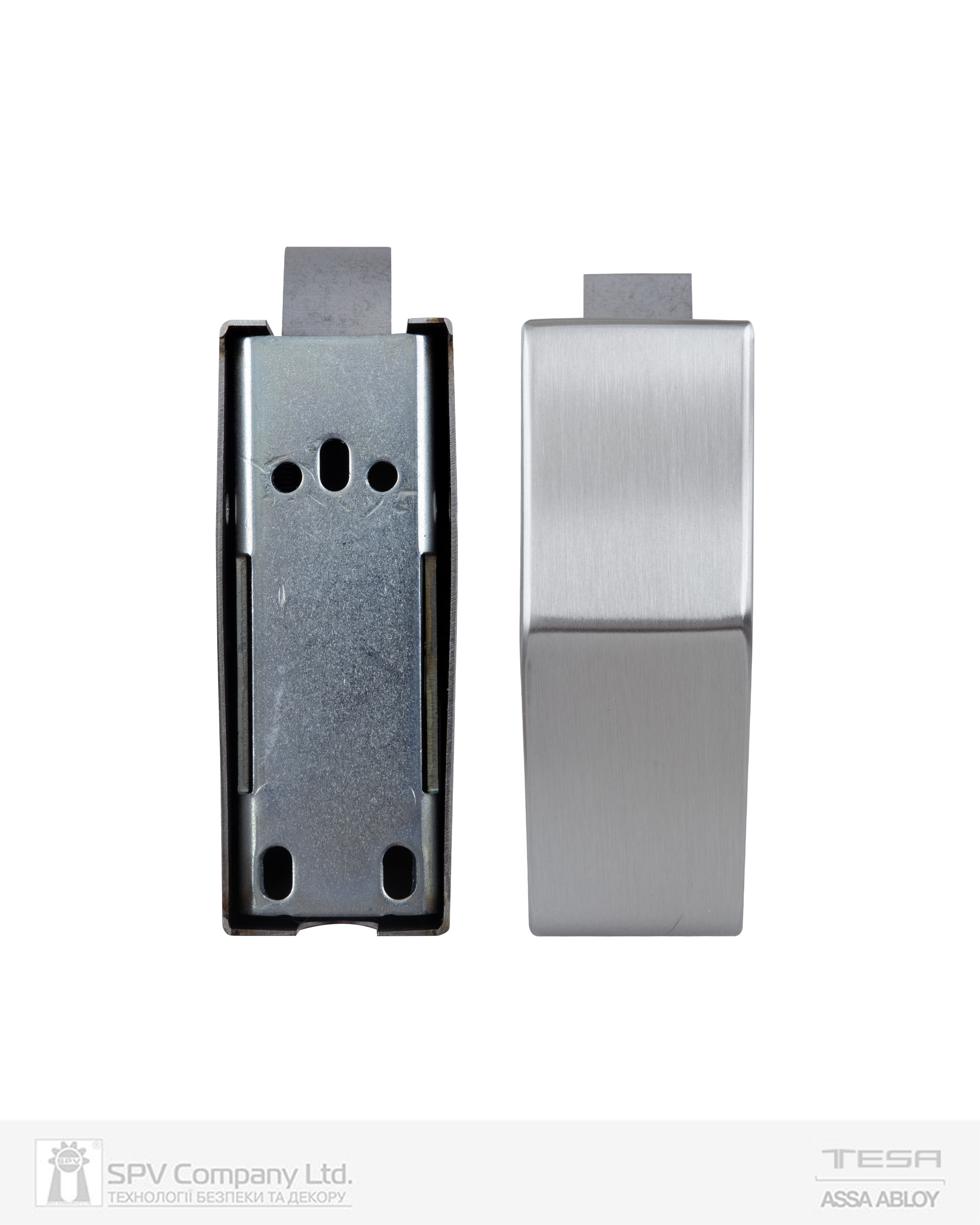 Замок TESA для евакуаційного виходу накладний 1930908 2 Locking II 900мм 8x8мм I: stainless steel/I: stainless steel — фото 7