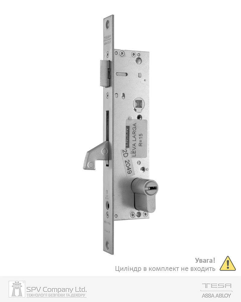 Замок TESA для активної стулки врізний 2240BA 1 Locking BS30мм 85мм I 8x8мм RIGHT відкривання назовні, для профільних дверей, PANIC FUNCTION D/E
