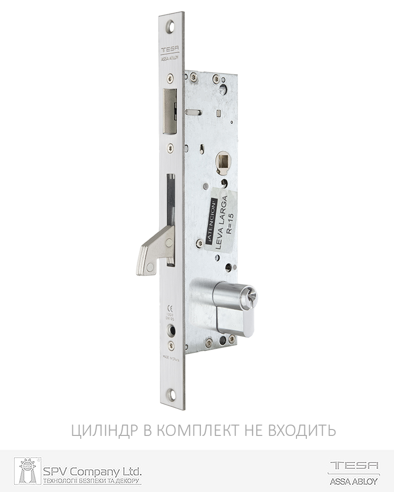 Замок TESA для активної стулки врізний 2240BA 1 Locking BS35мм 85мм I 8x8мм RIGHT відкривання назовні, для профільних дверей, PANIC FUNCTION D/E