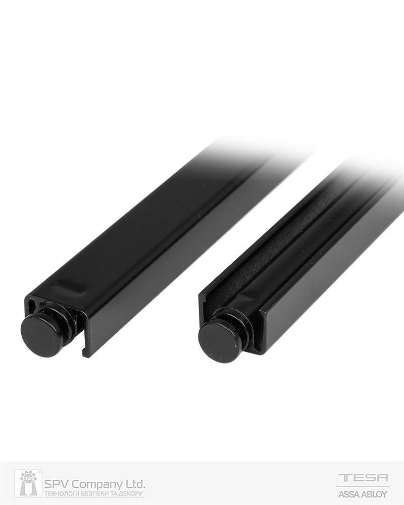 Комплект тяг TESA BARFVGL3500N (верхня) до замків Global 2S 3S для дверей висотою до 3500 мм чорний — фото 2