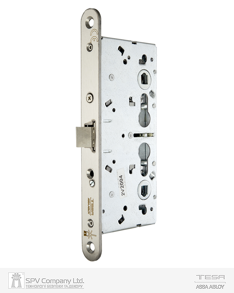 Замок TESA для активної стулки врізний CF6I 1 Locking BS65мм 72мм I 9x9мм для дверей, що відкриваються всередину