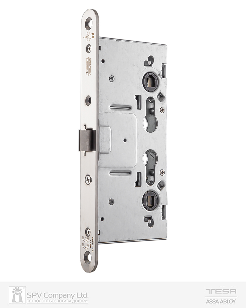 Замок TESA для активної стулки врізний CF6I 1 Locking BS65мм 72мм I 9x9мм для дверей, що відкриваються всередину , with Plastic support