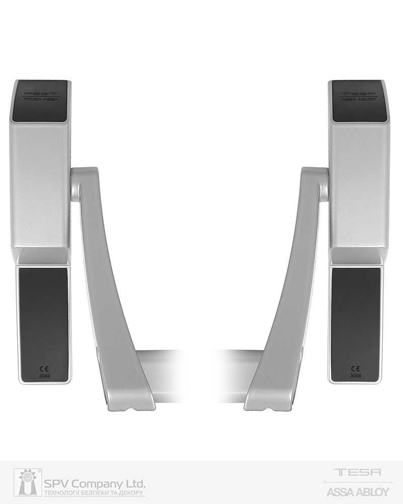 Ручка TESA для евакуаційного виходу врізний GLOBAL1E GG 1200мм 9x9мм G: silver (RAL9006)/G: silver (RAL9006) — фото 2