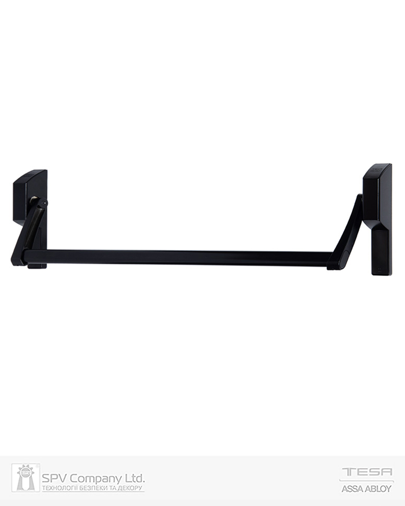 Ручка TESA для евакуаційного виходу врізний GLOBAL1E NN 1200мм 9x9мм N: black (RAL 9005)/ N: black (RAL 9005)