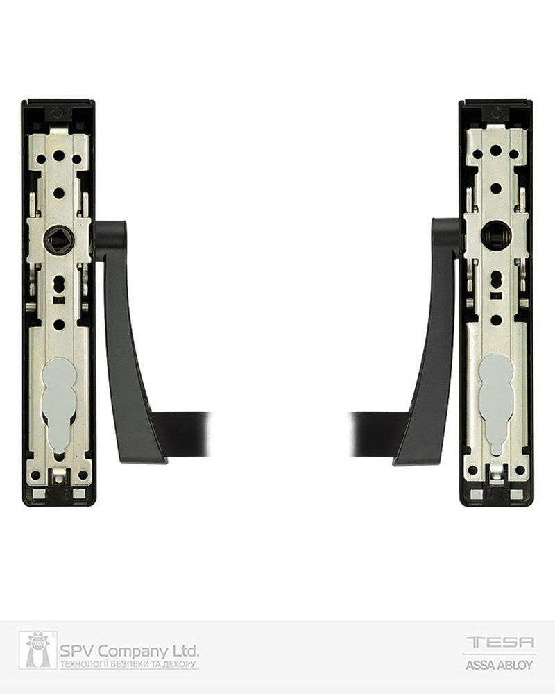 Ручка TESA для евакуаційного виходу врізний GLOBAL1E NN 1200мм 9x9мм N: black (RAL 9005)/ N: black (RAL 9005) — фото 3
