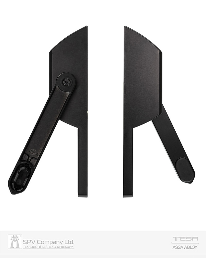 Ручка TESA для евакуаційного виходу врізний GLOBAL1E NN 1200мм 9x9мм N: black (RAL 9005)/ N: black (RAL 9005) — фото 5