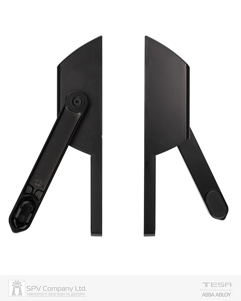 Ручка TESA для евакуаційного виходу врізний GLOBAL1E NR 1200мм 9x9мм N: black (RAL 9005)/ R: red (RAL 3000) — фото 5