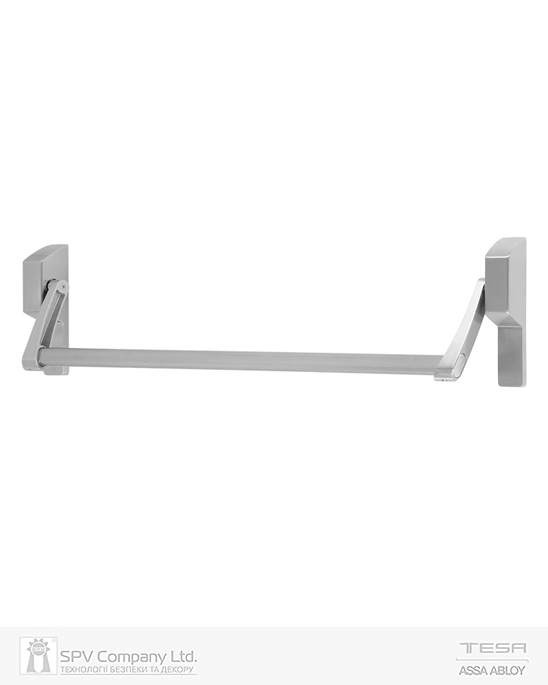 Ручка TESA для евакуаційного виходу врізний GLOBAL1E II 900мм 9x9мм I: stainless steel/I: stainless steel