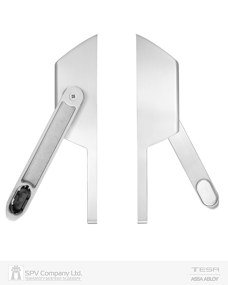 Ручка TESA для евакуаційного виходу врізний GLOBAL1E II 900мм 9x9мм I: stainless steel/I: stainless steel — фото 4