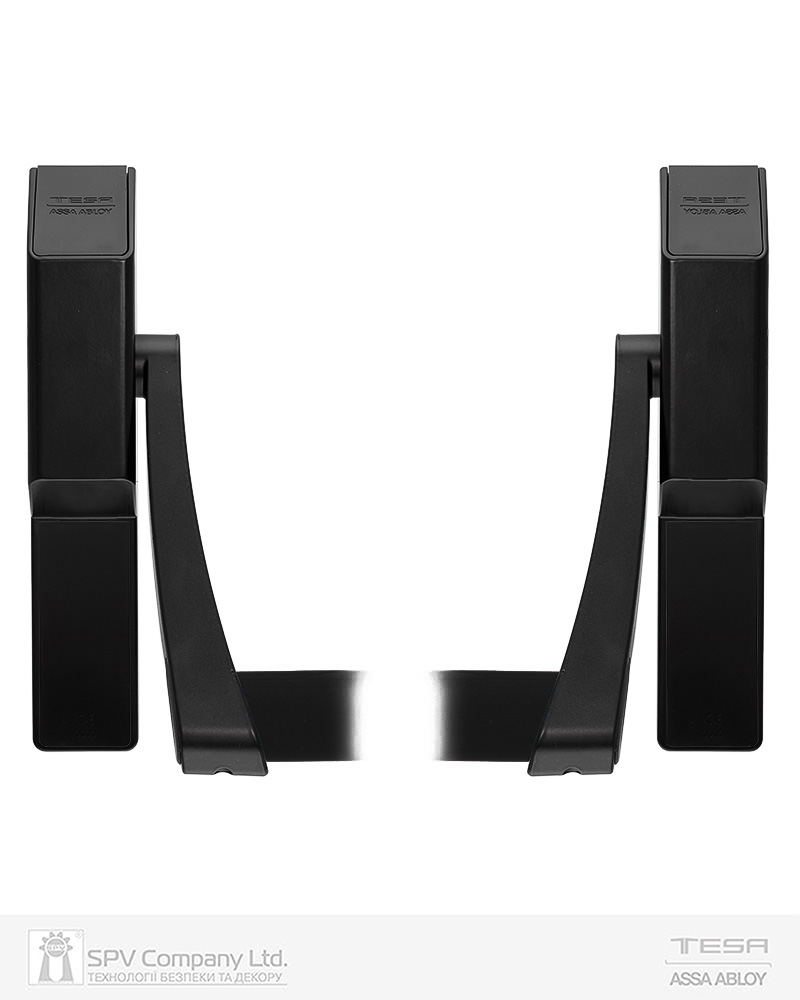 Ручка TESA для евакуаційного виходу врізний GLOBAL1E NN 900мм 9x9мм black (RAL 9005)/ N: black (RAL 9005) — фото 2