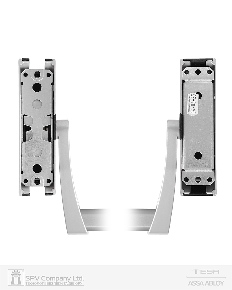 Замок TESA для евакуаційного виходу накладний GLOBAL2S 2 Locking GG 1200мм 8x8мм G: silver (RAL9006)/G: silver (RAL9006) — фото 3
