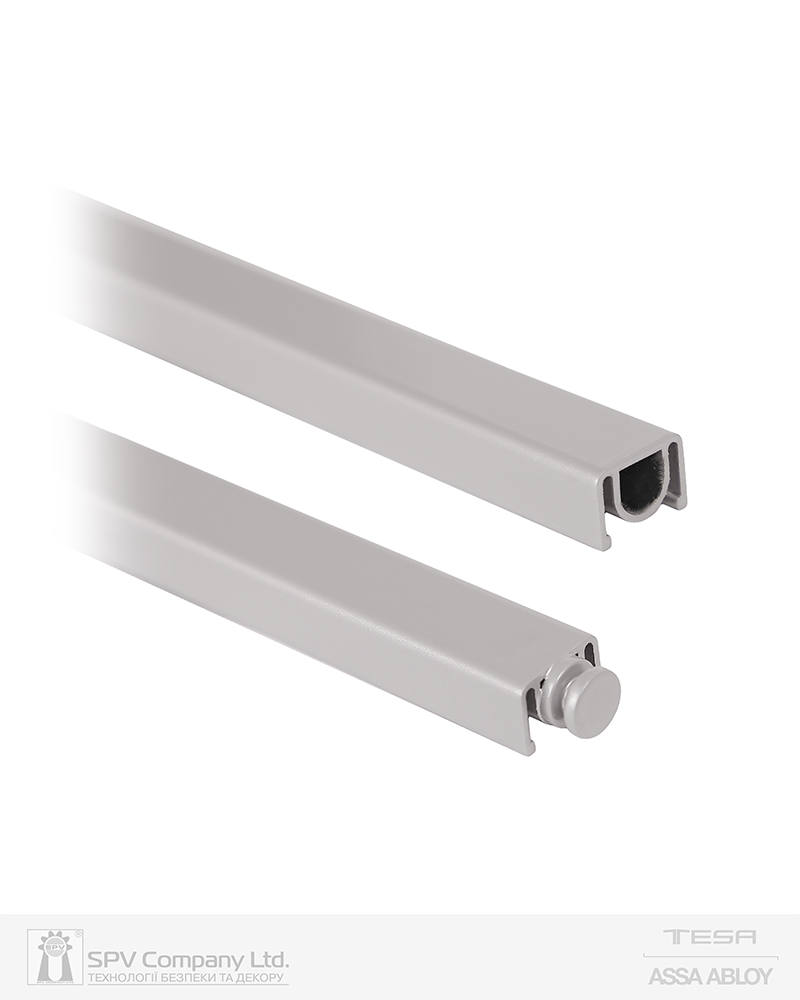 Замок TESA для евакуаційного виходу накладний GLOBAL2S 2 Locking GG 1200мм 8x8мм G: silver (RAL9006)/G: silver (RAL9006) — фото 10