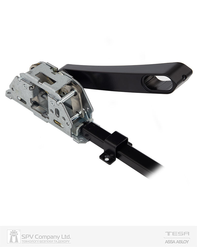 Замок TESA для евакуаційного виходу накладний GLOBAL2S 2 Locking NR 1200мм 8x8мм N: black (RAL 9005)/ R: red (RAL 3000) — фото 7
