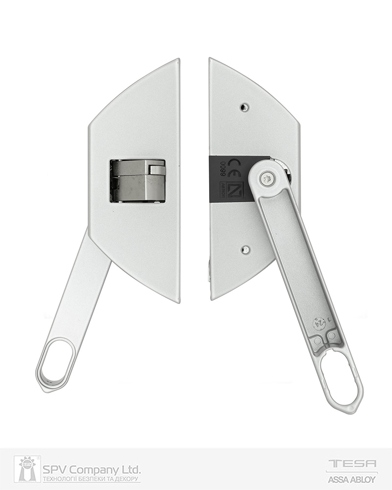 Замок TESA для евакуаційного виходу накладний GLOBAL3L 3 Locking GR 900мм 8x8мм G: silver (RAL9006)/ R: red (RAL 3000) — фото 5