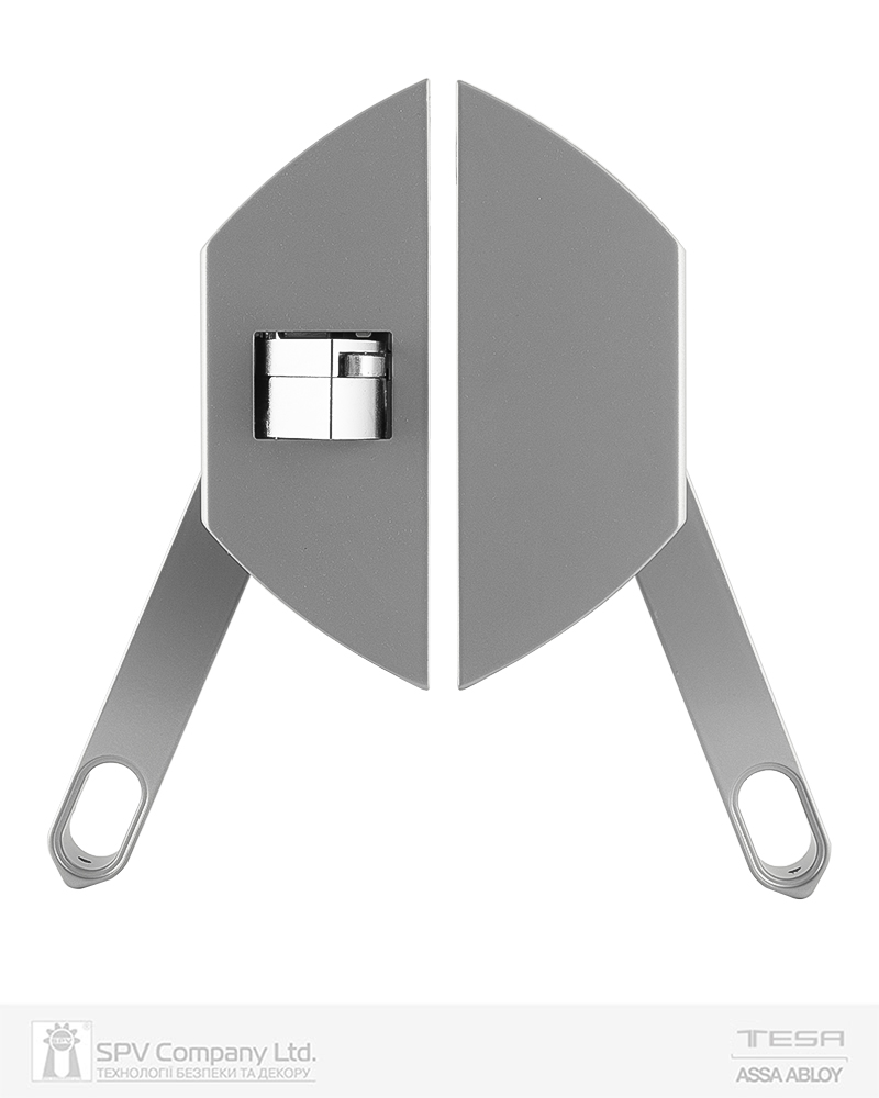 Замок TESA для евакуаційного виходу накладний GLOBAL3S 3 Locking GN 900мм 8x8мм G: silver (RAL9006)/N: black (RAL9005) — фото 5