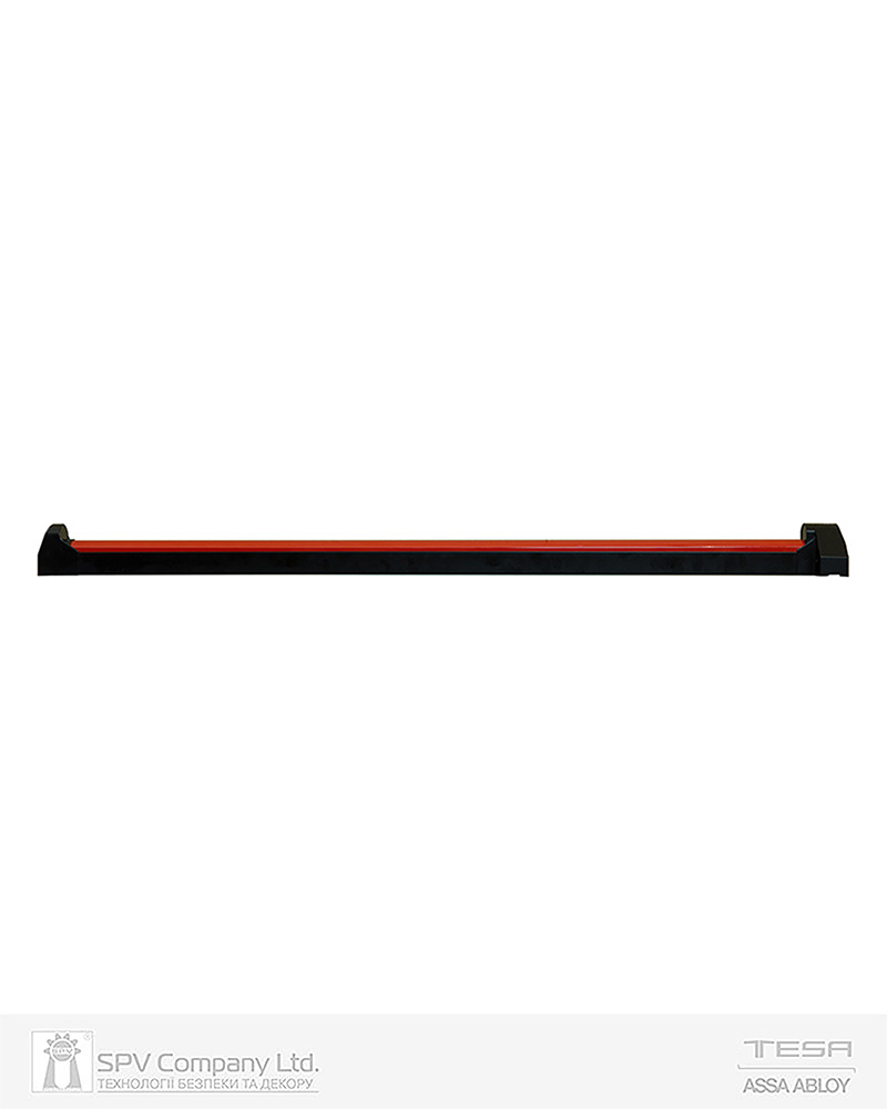 Ручка TESA для евакуаційного виходу врізний QUICK1E208 NR 1200мм 8x8мм N: black (RAL 9005)/ R: red (RAL 3000) — фото 4