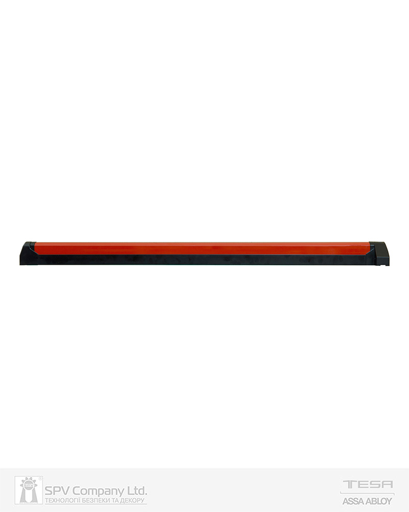 Ручка TESA для евакуаційного виходу врізний QUICK1E209 NR 1200мм 9x9мм N: black (RAL 9005)/ R: red (RAL 3000) — фото 2