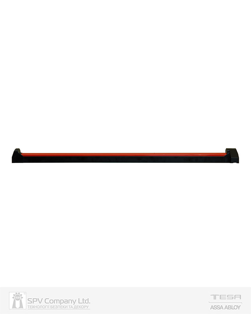 Ручка TESA для евакуаційного виходу врізний QUICK1E209 NR 1200мм 9x9мм N: black (RAL 9005)/ R: red (RAL 3000) — фото 4