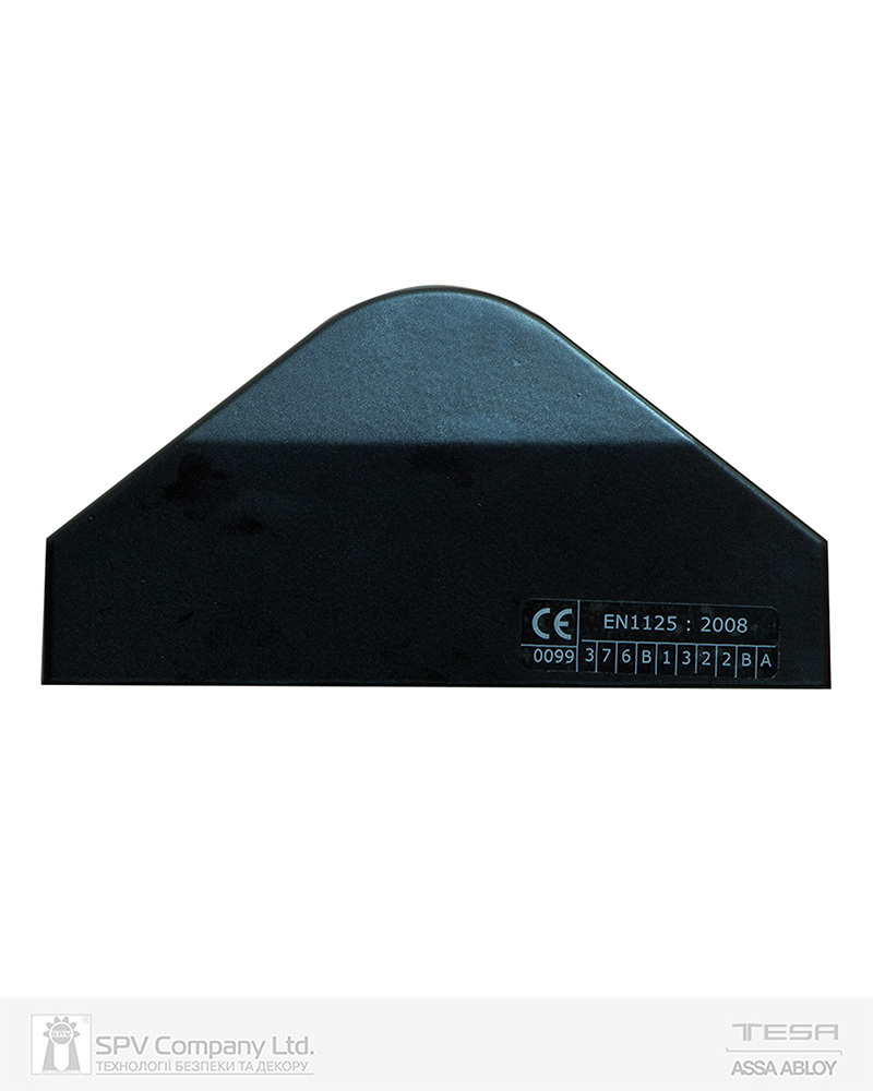 Ручка TESA для евакуаційного виходу врізний QUICK1E209 NR 1200мм 9x9мм N: black (RAL 9005)/ R: red (RAL 3000) — фото 5