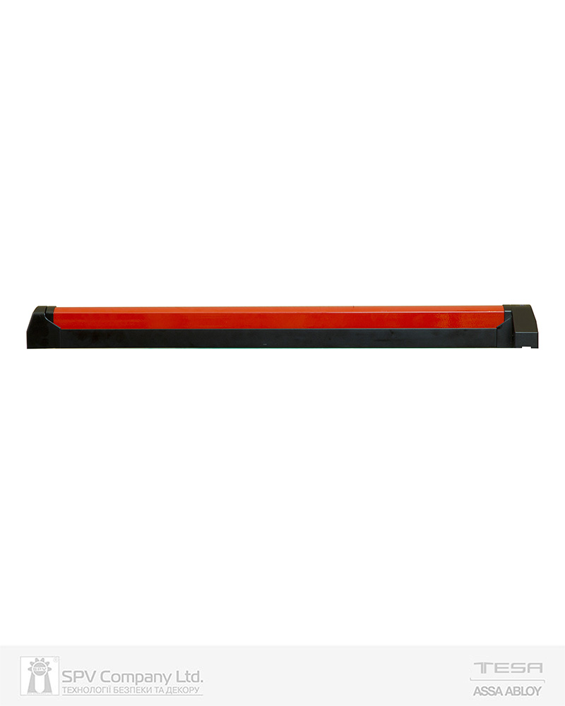Ручка TESA для евакуаційного виходу врізний QUICK1E909 NR 900мм 9x9мм N: black (RAL 9005)/ R: red (RAL 3000) — фото 2