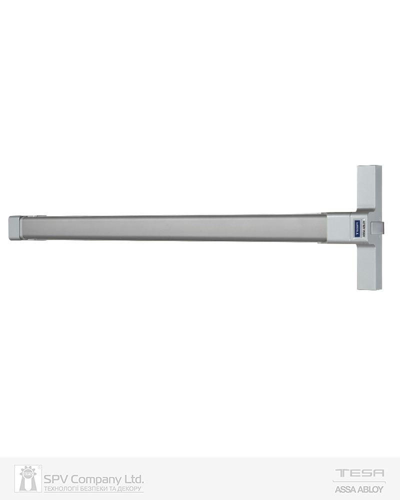 Замок TESA для евакуаційного виходу накладний TOP1S108 1 Locking GG 1000мм 8x8мм G: silver (RAL9006)/G: silver (RAL9006)