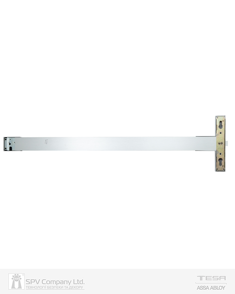 Замок TESA для евакуаційного виходу накладний TOP1S108 1 Locking LG 1000мм 8x8мм G: silver (RAL9006)/L: Lime — фото 3