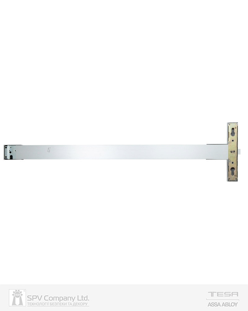 Замок TESA для евакуаційного виходу накладний TOP20108 2 Locking LG 1000мм 8x8мм G: silver (RAL9006)/L: Lime — фото 3