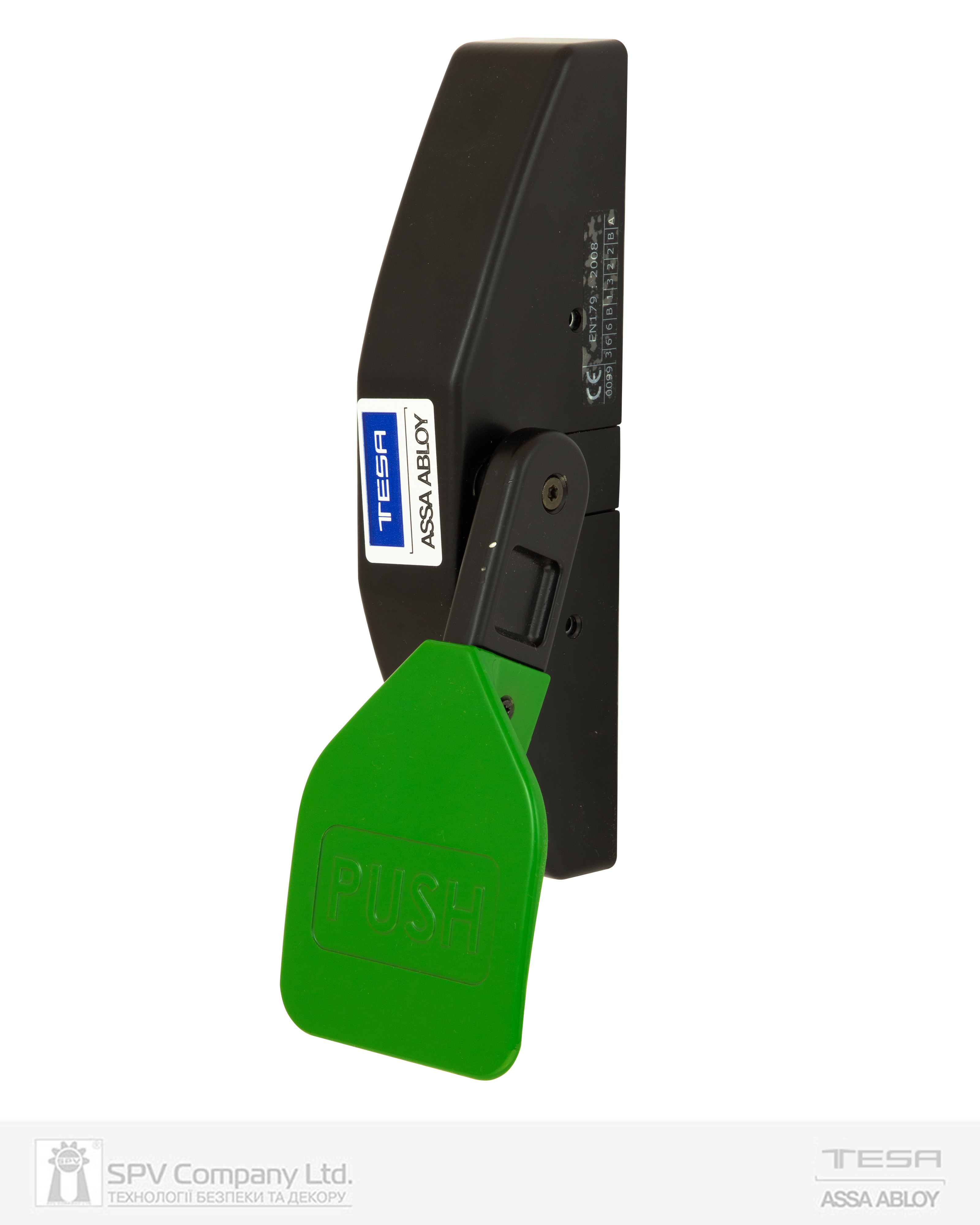 Замок TESA для запасного виходу накладний TP91008 1 Locking NV 8x8мм N: black (RAL 9005)/ V: green (RAL 6002) — фото 2