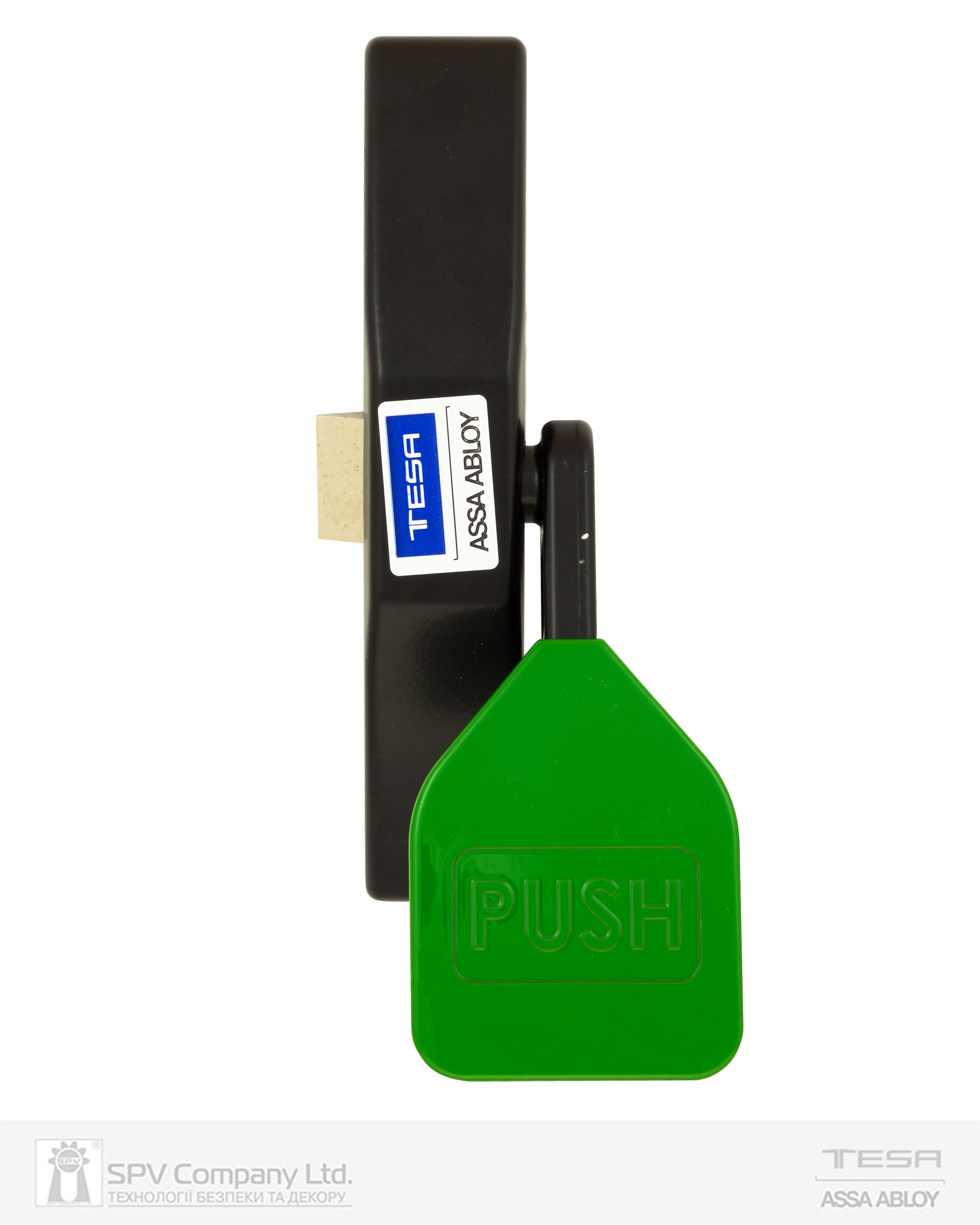 Замок TESA для запасного виходу накладний TP91008 1 Locking NV 8x8мм N: black (RAL 9005)/ V: green (RAL 6002) — фото 5